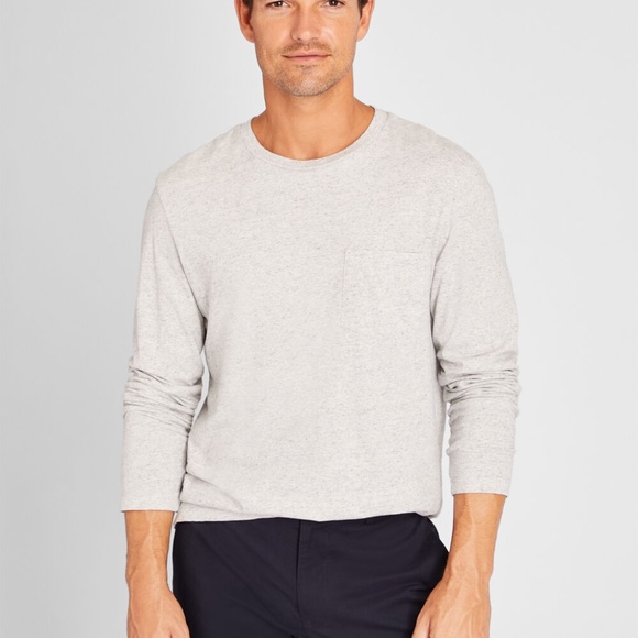Williams Long Sleeve Crew - New With Tags - NEVER WORN - Heather Grey - Picture 1 of 7
